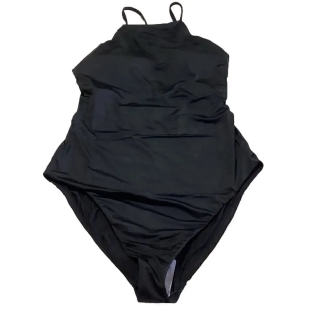 Andie‎ SWIM The Asbury One Piece Black Small NWT